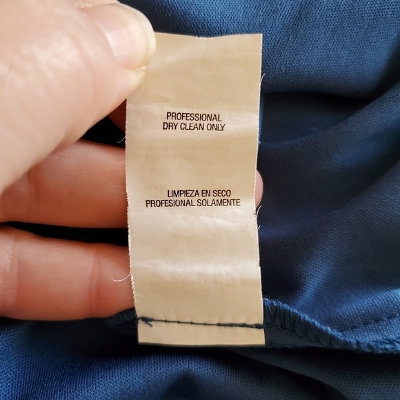 7346 * Deb Sequin Scallop Tulle Dress Blush Blue Size 9 - Picture 5 of 9